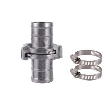 Imagem de Conector de mangueira ajustável com braçadeira para junta de acoplamento de tubo de irrigação agrícola (5 cm)