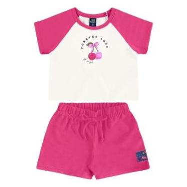 Imagem de Conjunto Cropped Cerejinha e Short Bee Loop-Feminino