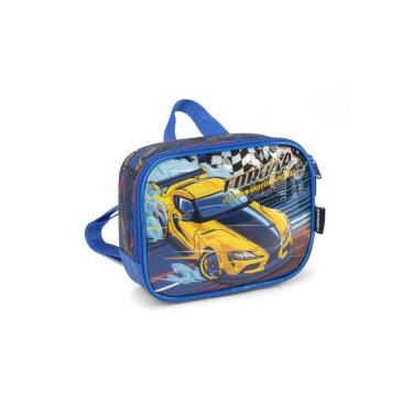 Imagem de Lancheira Infantil Forca 4 Azul 22cm X 17cm X 7cm 170g