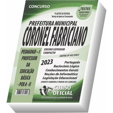 Imagem de Apostila Coronel Fabriciano - Mg - Pedagogo E Professor