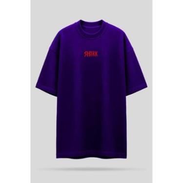 Imagem de Camiseta Oversized Homem-Aranha - Roxo-Masculino