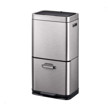 Imagem de Lixeira Inteligente 35+25l Automática Com Sensor Moon Inox  - Member's