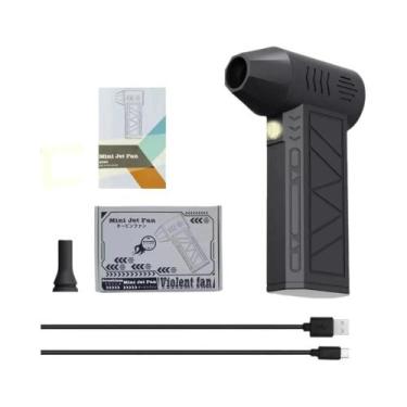 Imagem de Ventilador Elétrico Mini Turbo Jet Com Velocidade Ajustável 130000RPM 