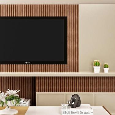 Imagem de Painel Ripado em Placa 12,22cmx285cm (0,34m²) WPC - Casa Grassi