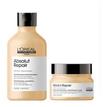 Imagem de Kit Loreal Absolut Repair Shampoo 300ml + Máscara 250g - L'ORÉAL