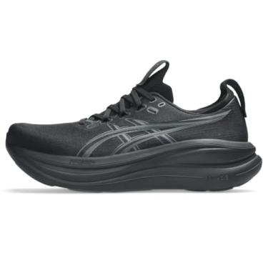 Imagem de ASICS Tênis de corrida masculino Gel-Nimbus 28, Preto/grafite cinza, 12 X-Wide