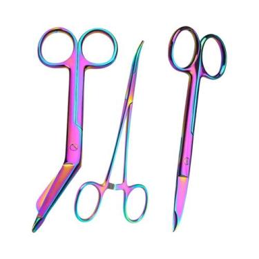 Imagem de Tesoura Profissional De Remoção De Sutura Com Revestimento De Titânio 