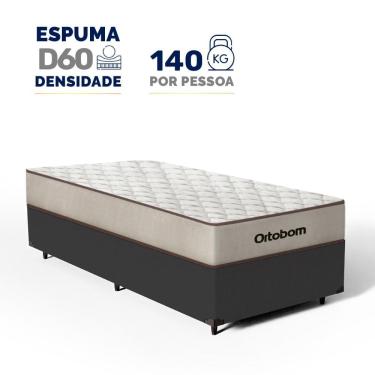 Imagem de Cama Box com Colchão de Espuma D60 Ortobom Force Dream Solteiro 88cm