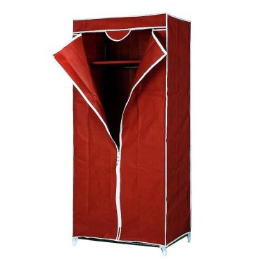 Imagem de Sapateira E Cabideiro Organizador Guarda Roupa Portatil Armario Ziper Arara Prateleira