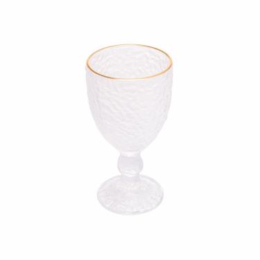 Imagem de Taça Para água Em Cristal Petra Martelado 320ml Lyor Transparente