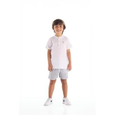 Imagem de Bermuda Infantil Microfibra Tropical Quimby-Masculino