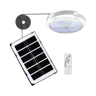 Imagem de Luz De Teto Solar LED Branca IP65 À Prova d'Água Com Controle Remoto P