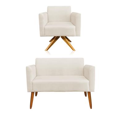 Imagem de KIT 01 NAMORADEIRA E 01 POLTRONA MARISA