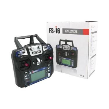 Imagem de Transmissor FLYSKY FS-i6 6CH 2.4G Com Receptor iA6 iA6B X6B A8S R6B iA