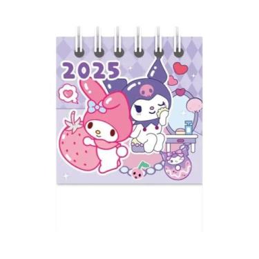 Imagem de Calendário Mini Fofo De Desenho Animado Kuromi Cinnamoroll 2025, Decor