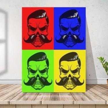 Imagem de Placa Quadro Barbearia Bigode Decoração Qualidade 30x42cm - ARTSIM