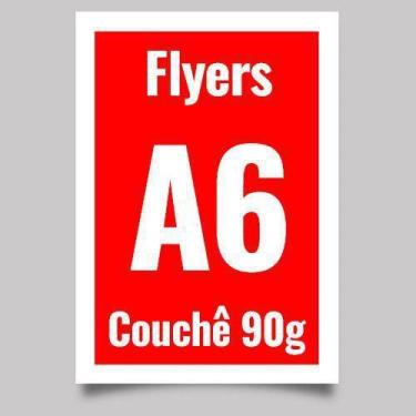 Imagem de 300 Panfletos Flyers Personalizados 10,5x14,8cm (A6) 90g - Artsim Proj