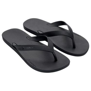 Imagem de Chinelo masculino rider core dedo 12655, Preto, 39.40