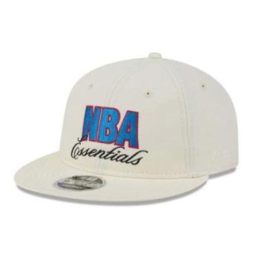 Imagem de BONE NEW ERA 9FIFTY RETRO CROWN FEAR OF GOD ESSENTIALS X NBA BRANCO-Masculino
