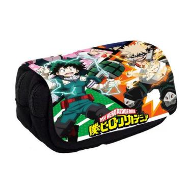 Imagem de Caixa de lápis My Heros Academias: Bolsa de papelaria de grande capaci