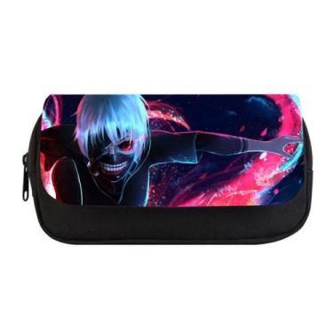 Imagem de Caixa de lápis Tokyo Ghouls Bolsa de papelaria de grande capacidade - 