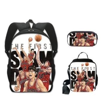Imagem de Conjunto de mochilas Slam Dunks Sakuragi Hanamichi Cartoon Kids - Yiwe