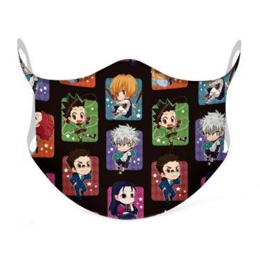 Imagem de Máscara facial Anime Hunters Hunters Cotton 32x11,8cm - yiweisai
