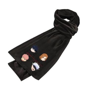 Imagem de Lenço Jujutsus Kaisens Anime Pashmina Winter Furry 170x34cm - Yiweisai