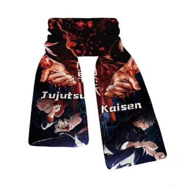 Imagem de Lenço Jujutsus Kaisens Anime Pashmina Winter Furry 160x25cm - Yiweisai
