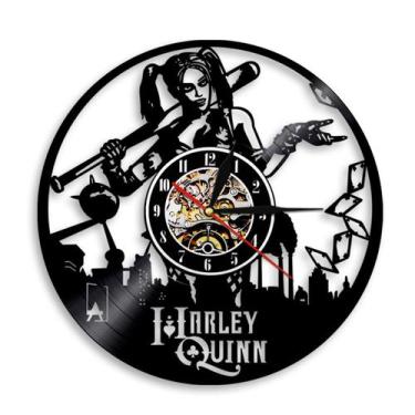 Imagem de Relógio de parede Harleys Quinns Anime Vinyl Disc 30cm - yiweisai