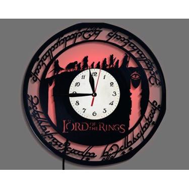 Imagem de Relógio de parede Lords of Rings Bagginss Vinyl Disc Anime - yiweisai