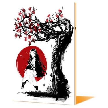 Imagem de Pintura de parede em tela Demons Slayers Kamados Nezukos Anime - yiwei