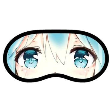 Imagem de Máscara para dormir Miku Anime Super Soft Eye Cover preta - yiweisai