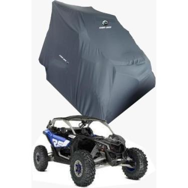 Imagem de Capa de utv brp x3 rs , Cinza chumbo, 4 Lugares