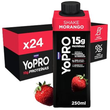 Imagem de Pack YoPRO Bebida Láctea UHT Morango 15g de Proteínas 250ml -24 Unidades