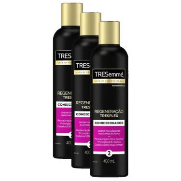 Imagem de kit 3 TRESemmé Condicionador Regeneração TRESplex 400ml