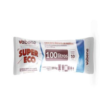 Imagem de Saco De Lixo Azul 100 Litros Rolo 10 Un Super Reforçado - Vabene