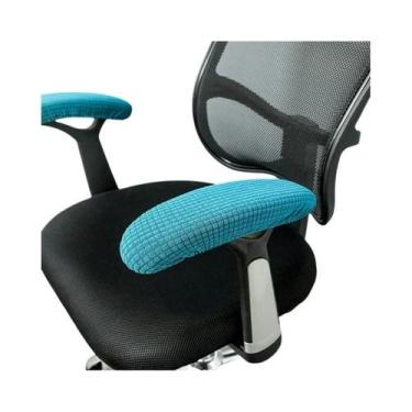 Imagem de Capas Laváveis para Apoio De Braço De Cadeira De Escritório, 2 Peças, 