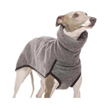 Imagem de Pijama Macacão De Inverno Para Cães Greyhound, Gola Alta, Elástico, Ro