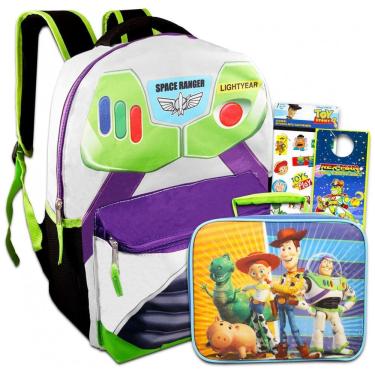 Imagem de Mochila Escolar Infantil Fast Forward Toy Story 2 Peças com Lancheira, Branca