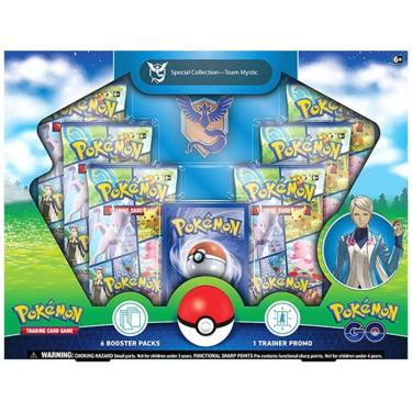 Imagem de TCG Coleção Especial GO com 6 Boosters, POKEMON 728192541117, Azul