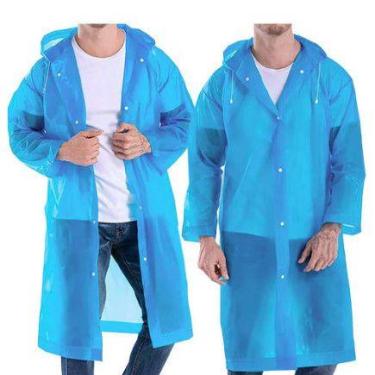 Imagem de Capa De Chuva Adulto Capuz Impermeável Unissex Reforçada - Taiwan Coll