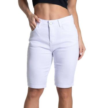 Imagem de Bermuda Sarja Sawary - 281879 - branco 46-Feminino