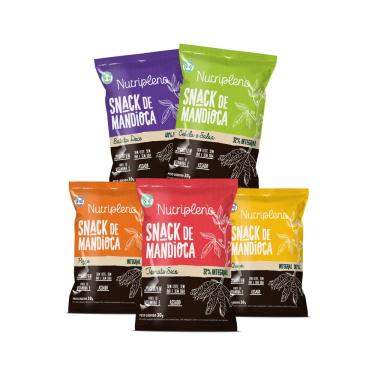 Imagem de Kit 10 Snacks Sem glúten, Sem Leite e Sem Ovos Nutripleno - 30g