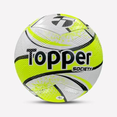 Imagem de Bola De Futebol Society Slick Usee Brasil Topper, Amarelo, U