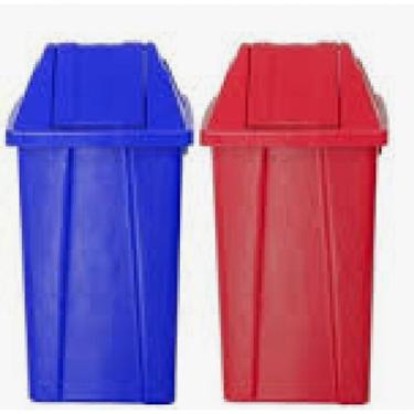 Imagem de Conjunto para Coleta Seletiva 60L com 2 Lixeiras sem Suporte para Resíduos Recicláveis...