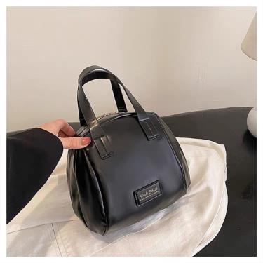 Imagem de Bolsa Necessaire Feminina para Maquiagem OEM em PU 23x22x12cm Preto Organizador de Cosméticos Viagem