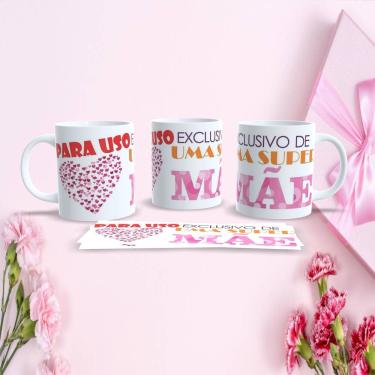 Imagem de Caneca de Porcelana Mães Estampa 89 para Presente Dia das Mães 325ML Apta micro-ondas l...