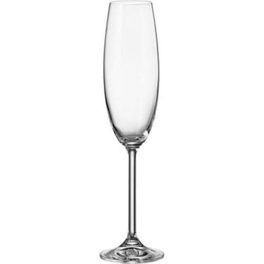 Imagem de Bohemia Natalia Maxima Taça Champanhe 26X6X6Cm 230Ml Cristal Transp 6P