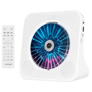 Imagem de Leitor de CD TODANGAI portátil com alto-falantes, Bluetooth 5.0, FM